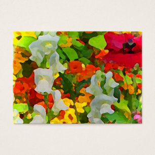 Cartes De Visite Le jardin gai colore l'ATC