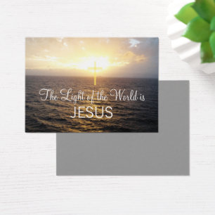 Cartes De Visite Le Jésus-Christ de christianisme a écarté le mo