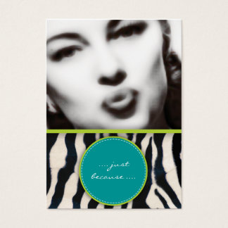 Cartes De Visite Le Kitsch Bitsch : Juste Parce Que ... Je T'Aime.