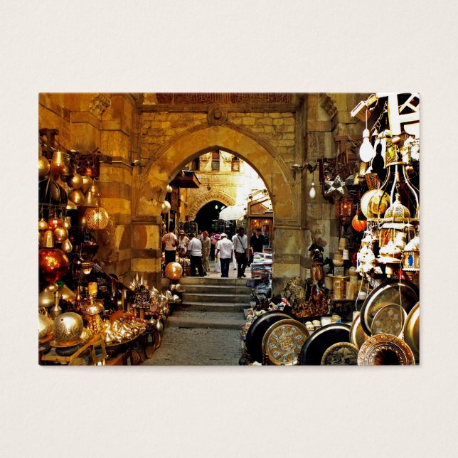 Cartes De Visite Le marché Khan al-khalili (Devant)