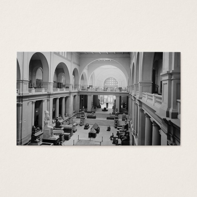 Cartes De Visite Le Musée égyptien (intérieur) vers 1934 (Devant)