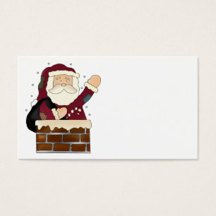 Cartes De Visite Le père noël bonnes fêtes