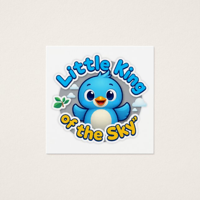 Cartes De Visite Le petit roi du ciel (Devant)