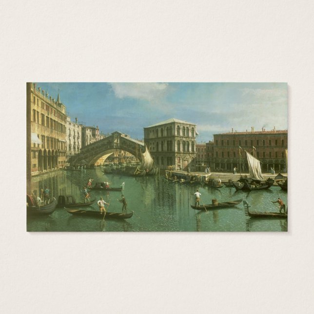 Cartes De Visite Le pont du Rialto, Venise (Dos)