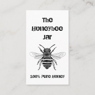 Cartes de visite - Le pot d'abeille à miel