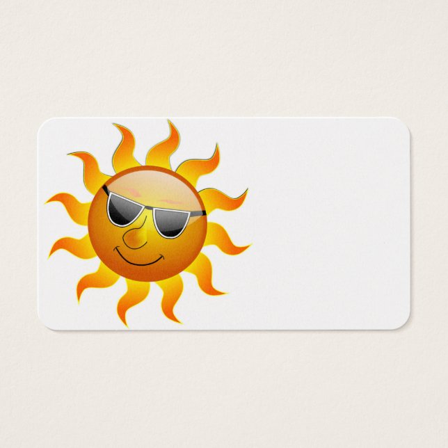 CARTES DE VISITE LE SOLEIL DU COOL (Devant)