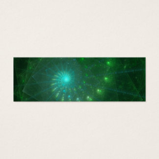 Cartes De Visite "Le ver vert Carré" Fractal Art