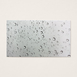 Cartes De Visite L'eau baisse sur le verre