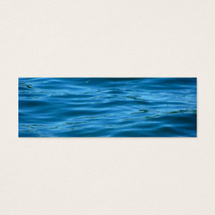 Cartes De Visite L'eau bleue d'océan