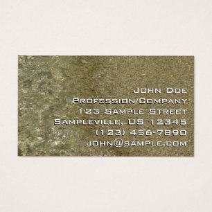 Cartes De Visite L'eau sur la plage II Photographie Abstraite de la