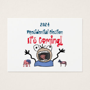 Cartes De Visite L'élection présidentielle de 2024, c'est à venir !