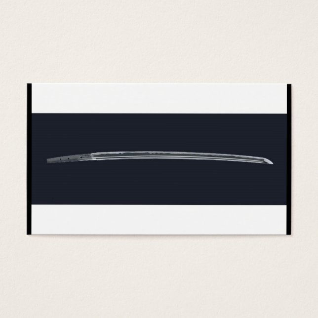 Cartes De Visite L'épée de Miyamoto Musashi (Devant)