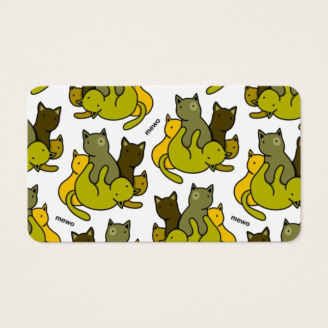 Cartes De Visite Les chatons d'olive (Devant)