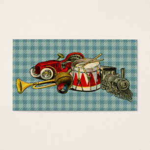 Cartes De Visite Les jouets des enfants antiques