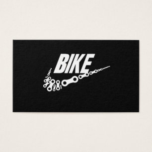 Cartes De Visite Les maillons de chaîne de vélo murmurent la