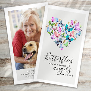 Cartes De Visite Les papillons apparaissent lorsque les anges sont 