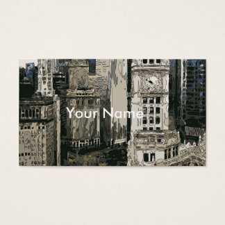 Cartes De Visite Les rues animées de New York