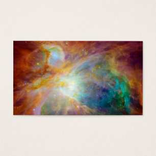 Cartes De Visite L'espace de Hubble Spitzer de nébuleuse d'Orion