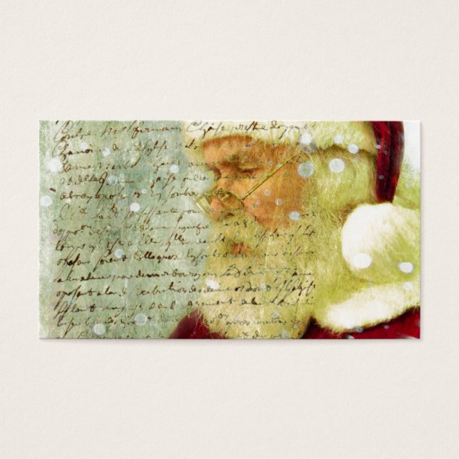 Cartes De Visite LETTRE Santas (Devant)