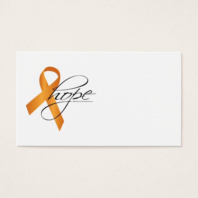 Cartes De Visite Leucémie Hope3 (Devant)
