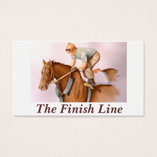 Cartes De Visite Ligne de fin (Devant)