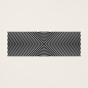 Cartes De Visite Lignes d'illusion optique