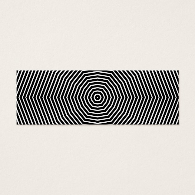Cartes De Visite Lignes d'illusion optique (Devant)