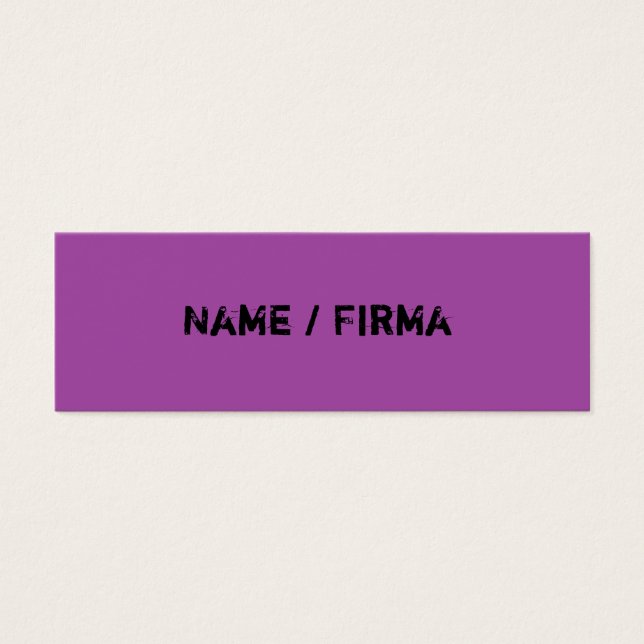 Cartes De Visite Lila - mini Visitenkarten (Devant)