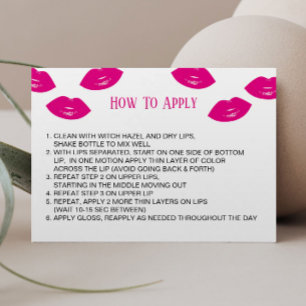 Cartes De Visite Lipsense Distributor Hot Rose Lips Comment appliqu