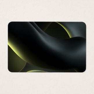 Cartes De Visite Liquid Chrome Abstract: Dark Iridescence