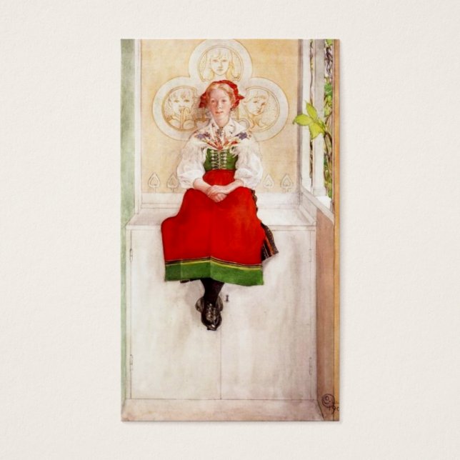 Cartes De Visite Lisbeth dans sa robe Sundborn (Devant)