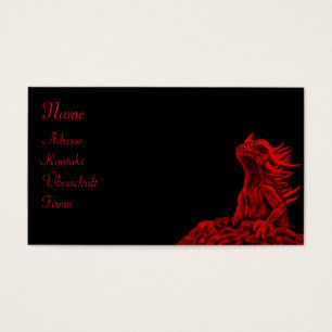 Cartes De Visite Little red Dragon