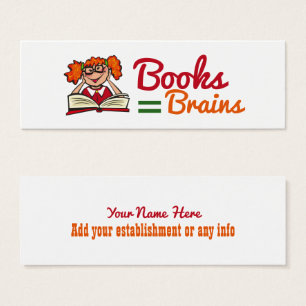 Cartes De Visite Livres Signet Equal Brains