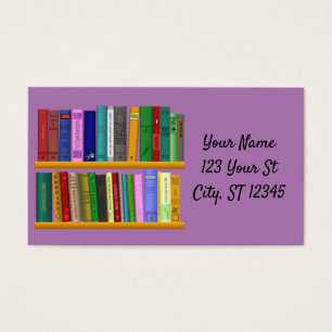 Cartes De Visite Livres sur les étagères Thunder_Cove