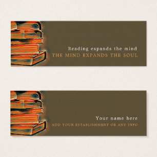 Cartes De Visite Livres vintages, Signet