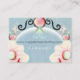 Cartes de visite Logo Chat