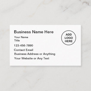 Cartes de visite Logo de direction d'entreprise pr