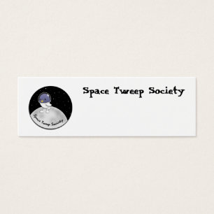 Cartes De Visite Logo de Tweep de l'espace personnalisable