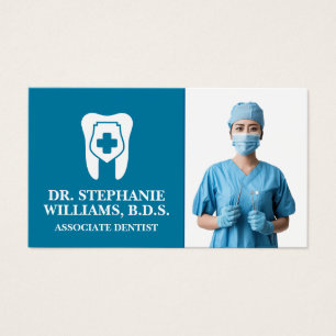 Cartes De Visite Logo des dents   Jeune Dentiste