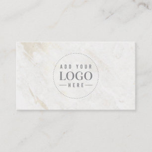 Cartes de visite Logo Moderne Minimaliste en Marbr