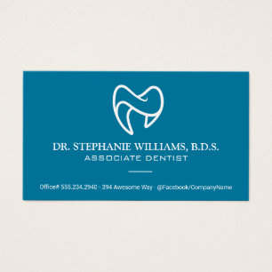 Cartes De Visite Logo moderne pour dents Dentaire