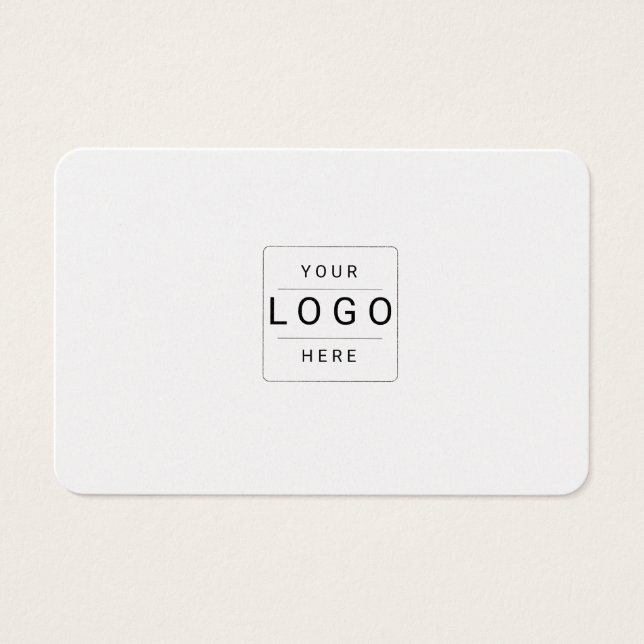 Cartes De Visite Logo personnalisé (Devant)
