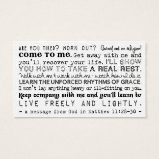 Cartes De Visite Loi planifiée de la bonté chrétienne (P.A.C.K.) Ca