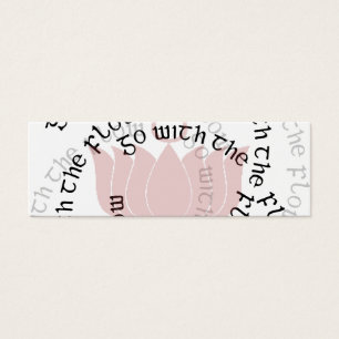 Cartes De Visite Lotus Flower aller avec le flux