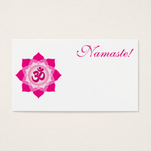 Cartes De Visite Lotus rose