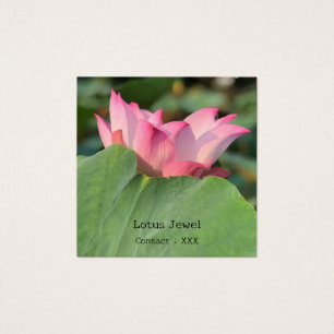 Cartes De Visite Lotus rose