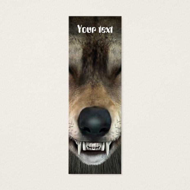 Cartes De Visite Loup (Devant)