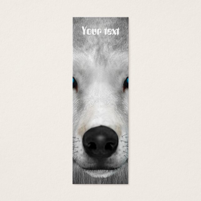 Cartes De Visite Loup Arctique (Devant)