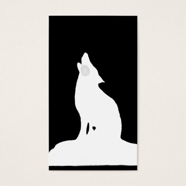 Cartes De Visite loup de nuit (Devant)