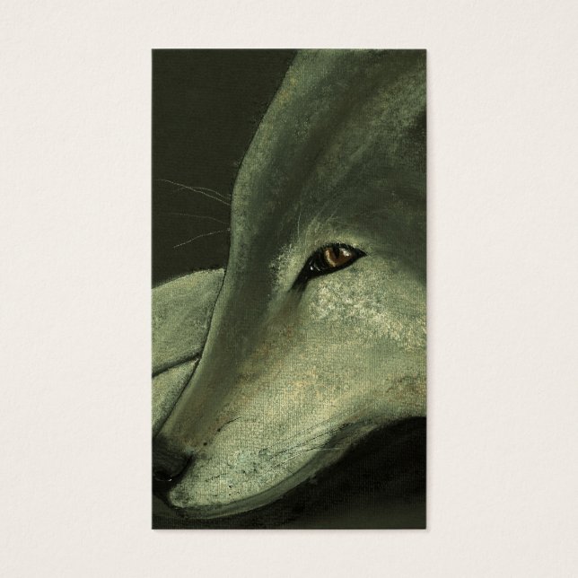 Cartes De Visite loup solitaire (Devant)